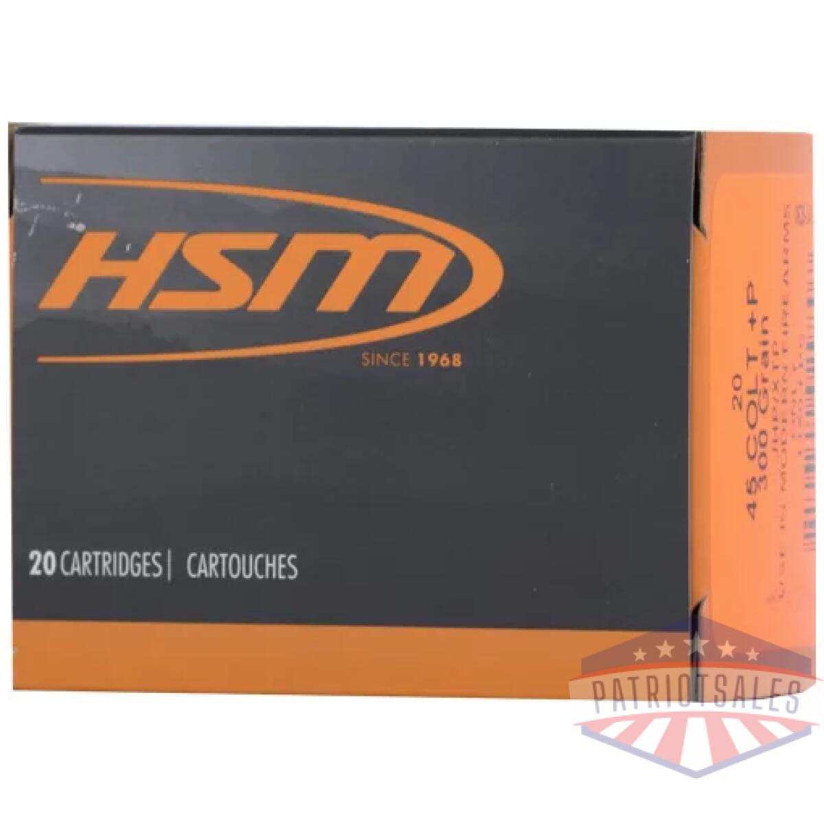 A45c5n20. Webp - hsm 45 lc 300gr xtp hollow - point 20rd 20bx/cs - a45c5n20