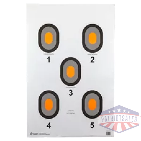 ACTION TGT ORG CENTER 5 BLSEYE 100PK