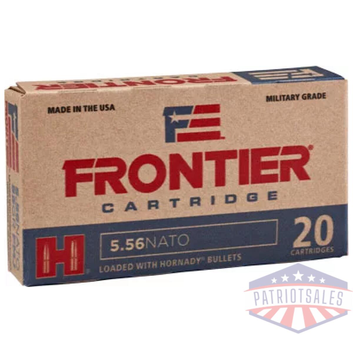Afr320. Webp - frontier 5. 56x45 75gr bthp - match 20rd 25bx/cs - afr320