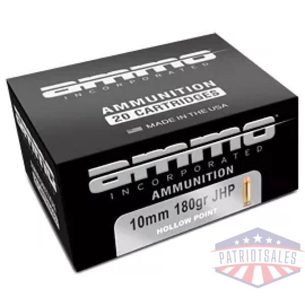 AMMO INC 10MM AUTO 180GR JHP 20/200