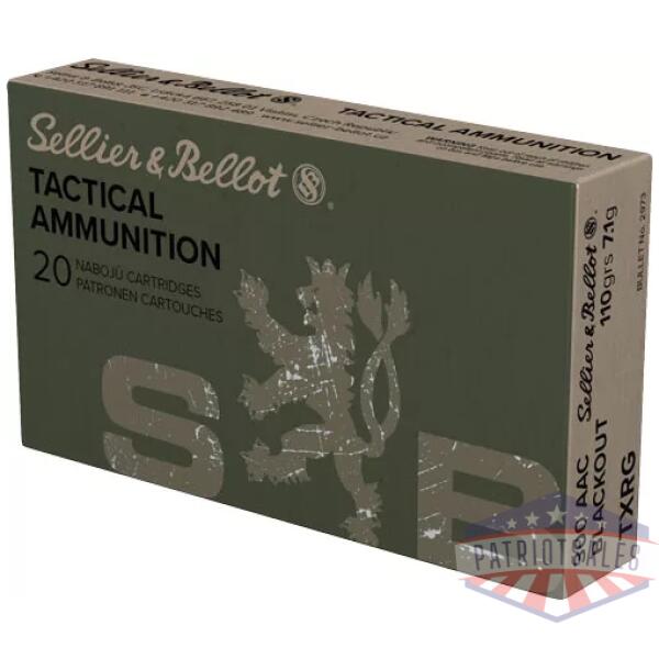 S&B 300 AAC 110GR TXRG BLUE - 20RD 50BX/CS
