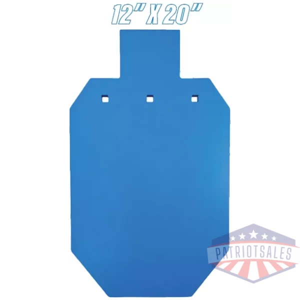 BASH TARGET AR500 SILHOUETTE - TWO-THIRD SIZE 12"X20"-1/2"