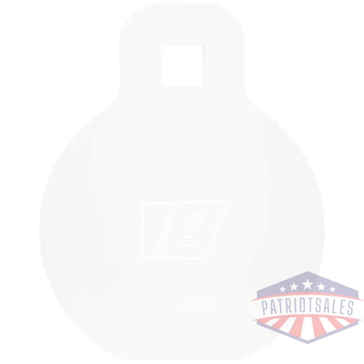 B966. Webp - bash target ar500 gong target - round 4"-3/8" thick - b966
