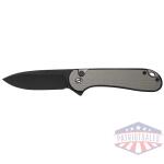civivi knife elementum ii 2.9" - daimond pattern gray/black