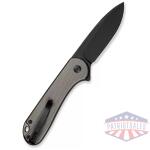 civivi knife elementum ii 2.9" - daimond pattern gray/black