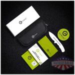 civivi knife elementum ii 2.9" - daimond pattern gray/black