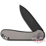 civivi knife elementum ii 2.9" - daimond pattern gray/black