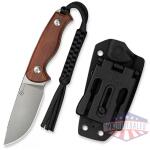 civivi knife timberbark 3.2" - fixed guibourtia wood/satin