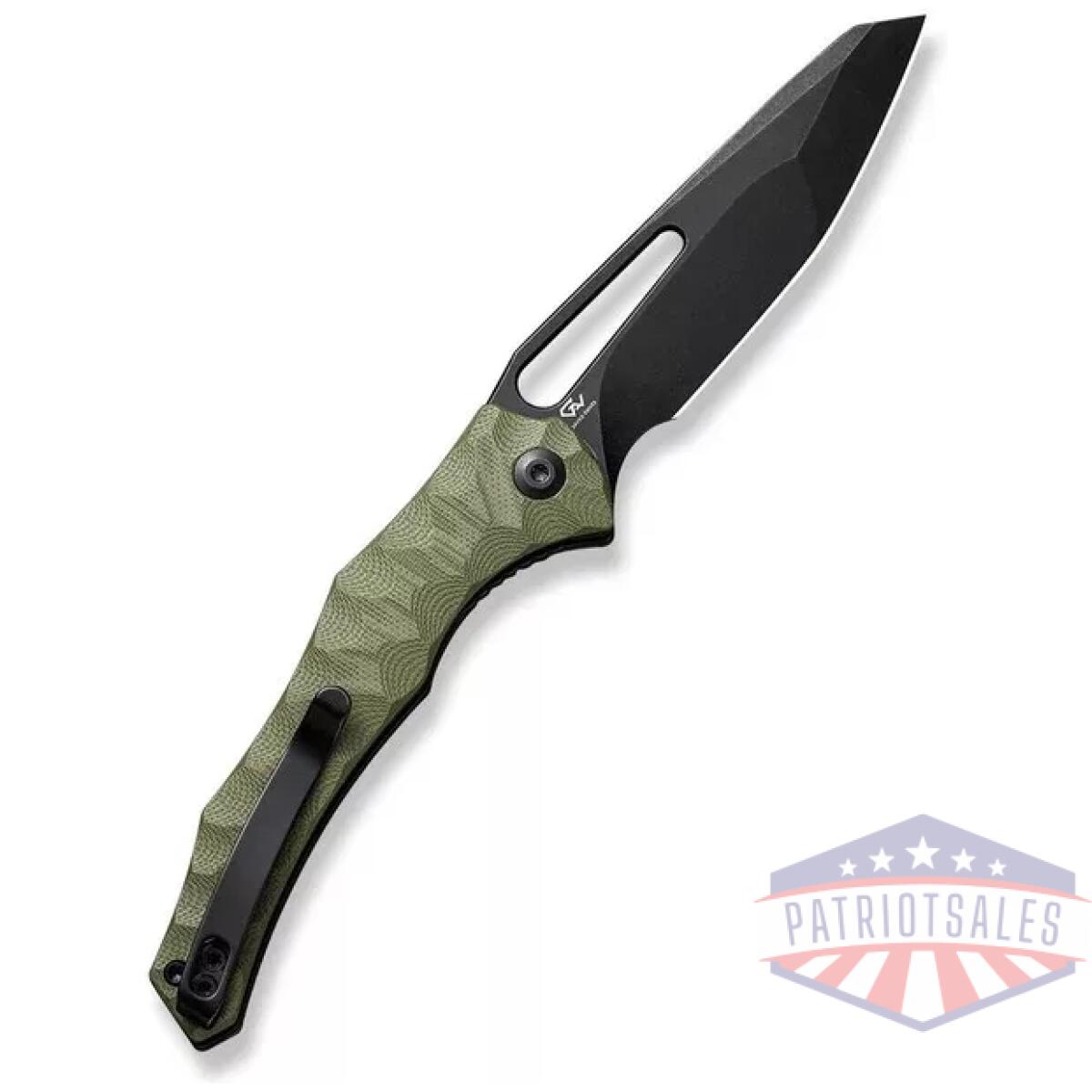 Civ-c22006-3. Webp - civivi spiny dogfish thumb hole knife g10 handle (3. 47"" 14c28n blade) c22006-3 - civ c22006 3