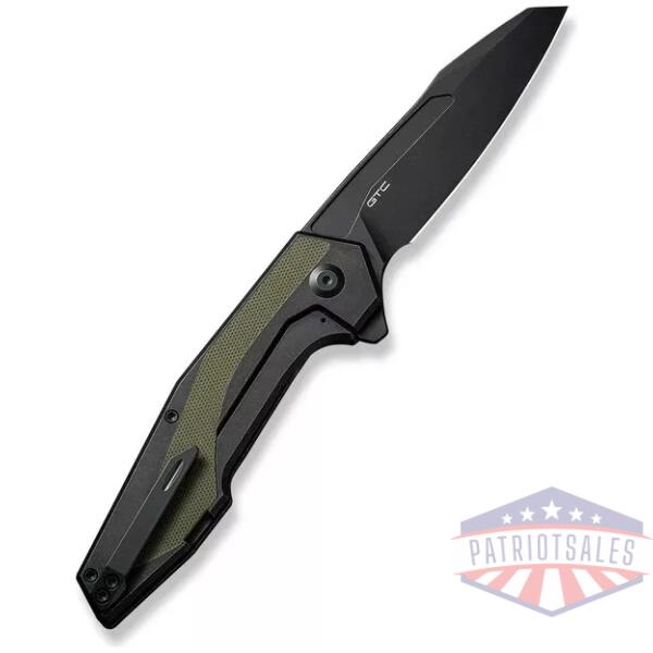 CIVIVI Hypersonic Flipper Knife Steel & G10 Handle (3.7"" 14C28N Blade) C22011-1