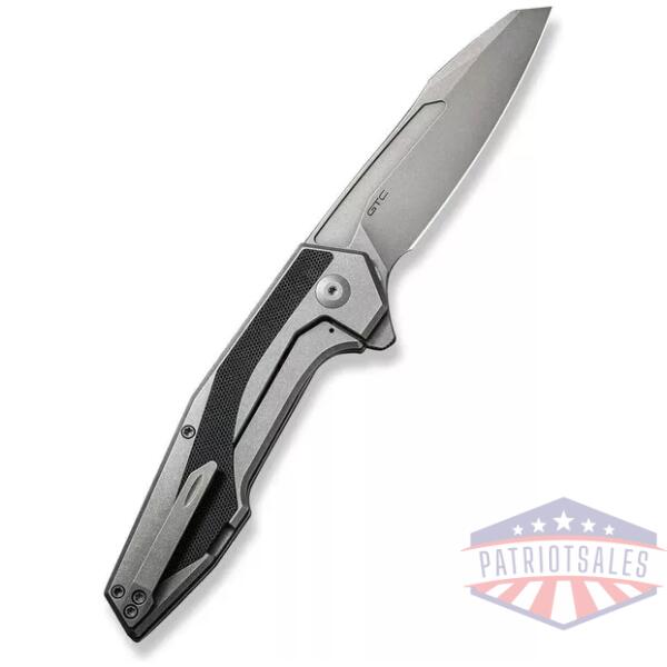 CIVIVI Hypersonic Flipper Knife Steel & G10 Handle (3.7"" 14C28N Blade) C22011-2
