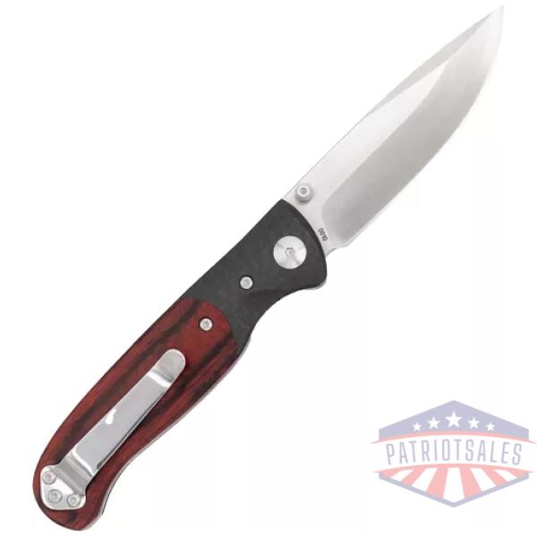 COBRATEC BARON FOLDER 3.25" - PAKKAWOOD/CARBON FIBER/SS