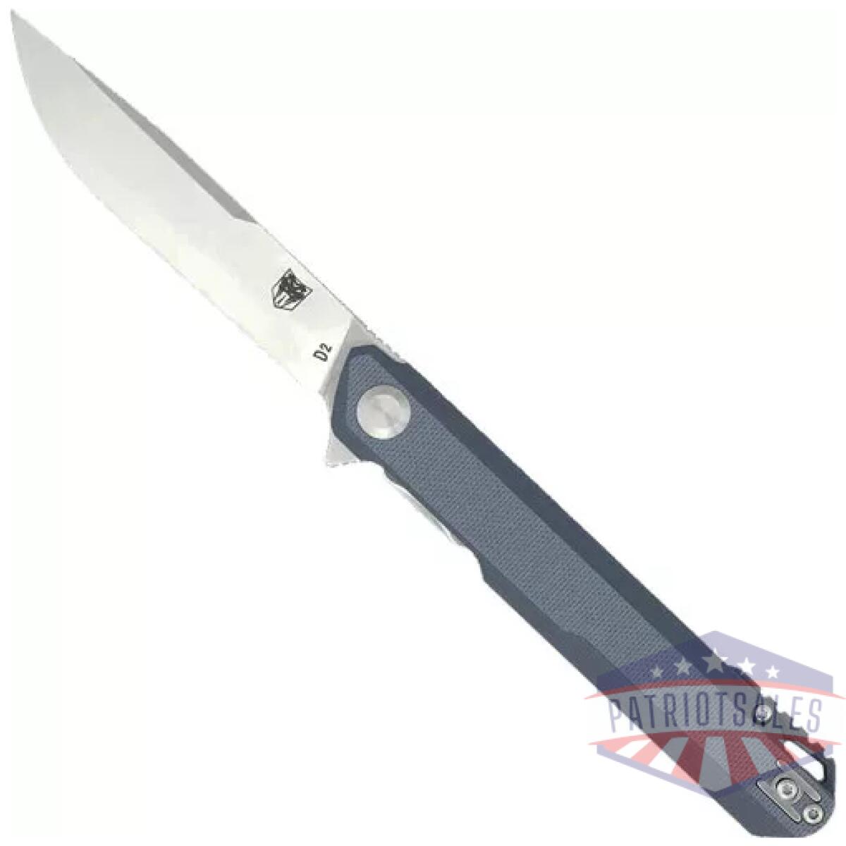 Ctmongry. Webp - cobratec monarch 3. 5" folder - grey d2 steel w/clip - ctmongry