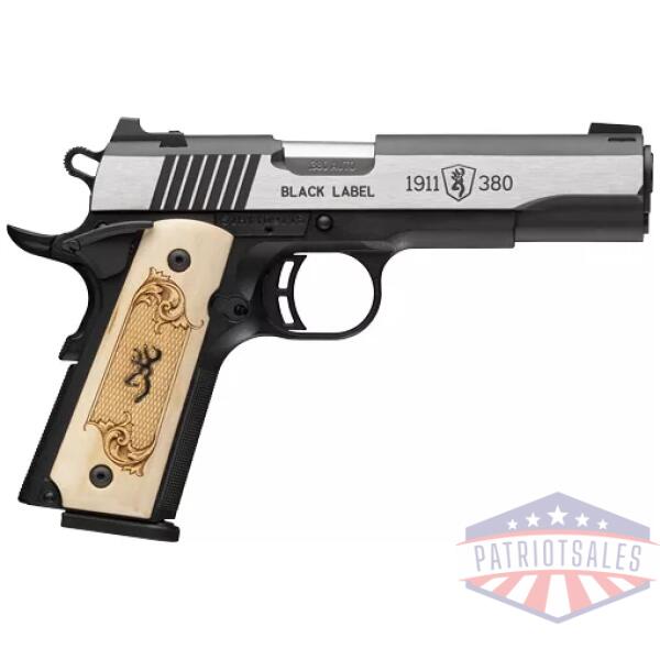 BROWNING 1911-380 BLACK LABEL - 380ACP 4.25"FS 10RD MAPLE