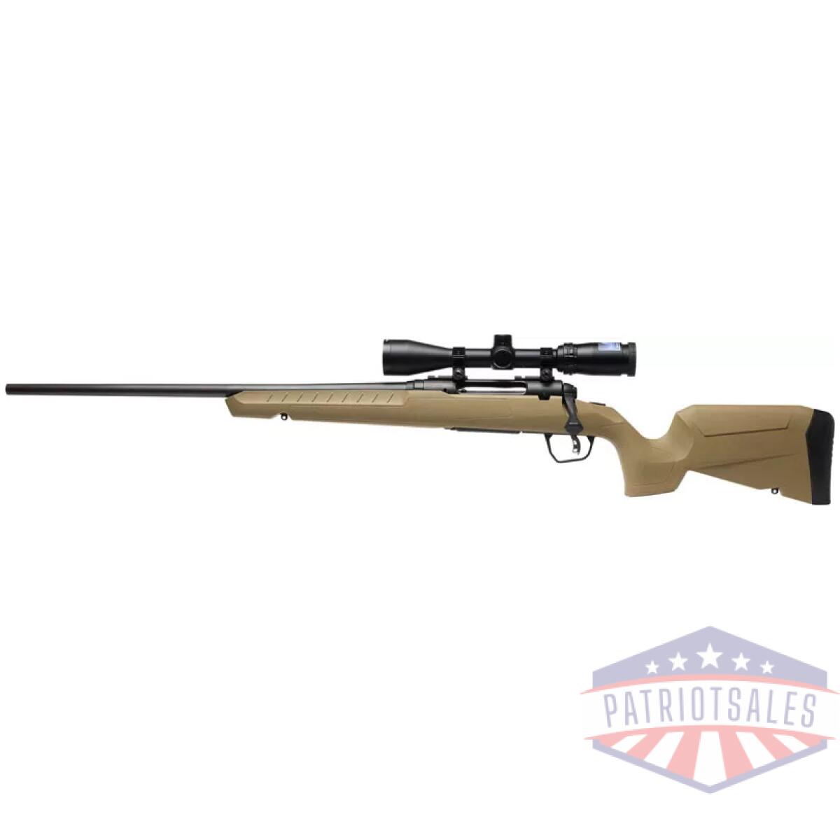 G32246-1. Webp - savage axis 2 xp 7mm-08 20" lh - compact w/3-9x40 matte/fde - g32246 1