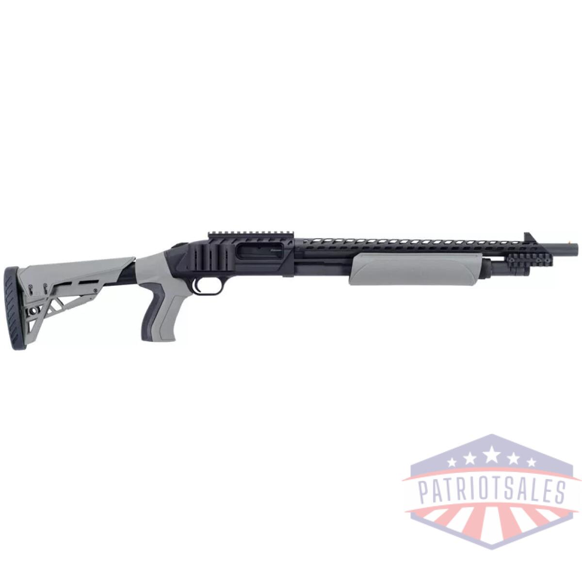 G50431. Webp - mossberg 500 ati tactical 12ga - 3" 18. 5" 6rd blued/gray (talo) - g50431