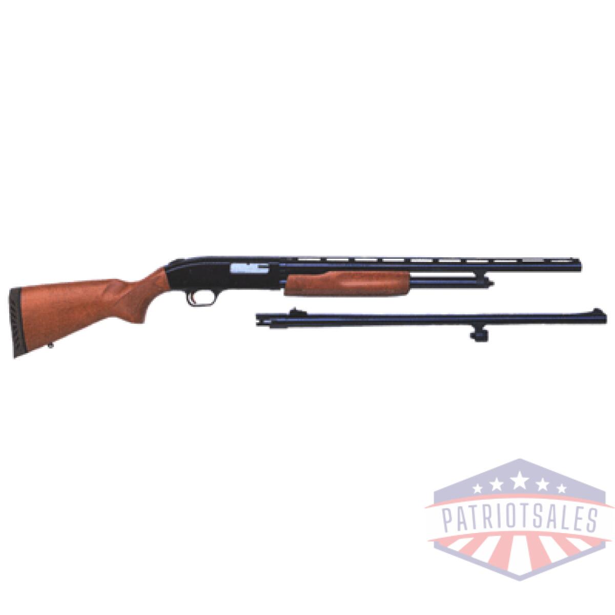 Mossberg 500 youth bantam 20ga - combo 22"vr/24"rifled hardwood - image 1