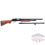 MOSSBERG 500 YOUTH BANTAM 20GA - COMBO 22"VR/24"RIFLED HARDWOOD