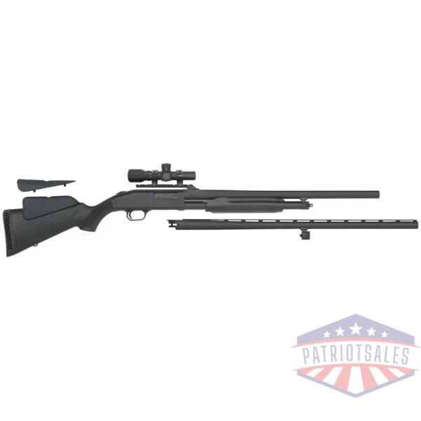 MOSSBERG 500 COMBO 12GA 3" 28" - VR/24"RIFLED W/ 2.5X20 SCOPE