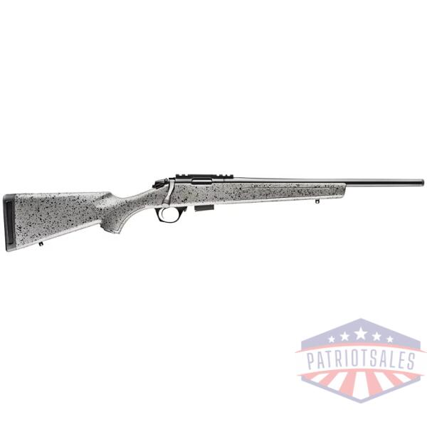BERGARA BMR MICRO 22LR 18" #4 - W/RAIL BLUED/GREY 5RD/10RD MAG