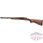 IVER JOHNSON 800 S/S 12GA. 3" - 20" CT-5 BLACK MATTE WALNUT