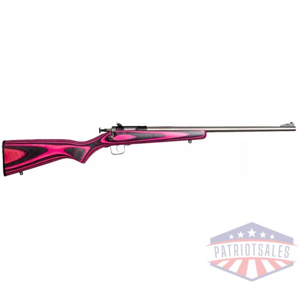 CRICKETT RIFLE G2 22LR - BLACK/PINK LAMINATE