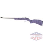 crickett rifle g2 22lr purple - synthetic/black web stainless
