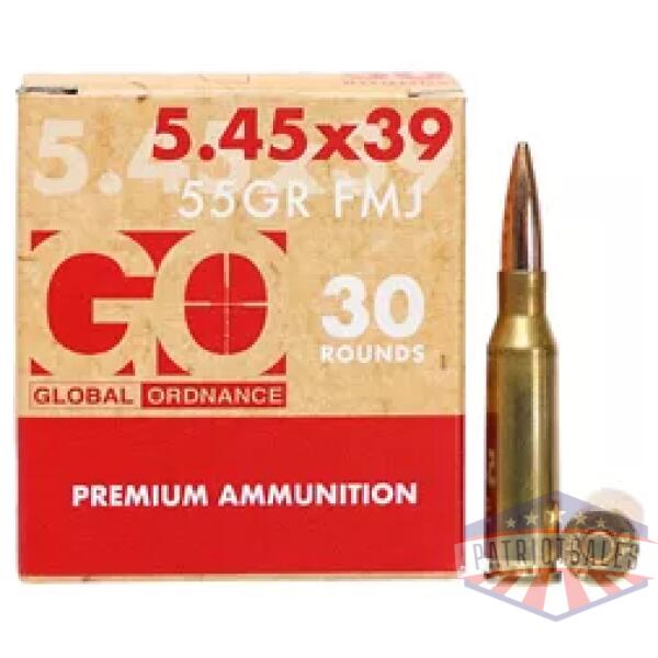 GO 5.45X39MM 55GR FMJ BRASS 30/1350