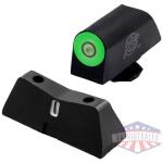 XS DXT2 PRO GREEN STD HT FOR - GLOCK 17/19/22-24/26/37 SET