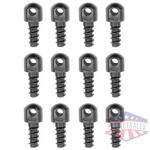 GROVTEC 1/2" WOOD SCREWS - 12-PACK BLACK
