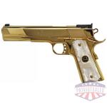 iver johnson eagle xl - 45acp 6" 24k gold white pearl