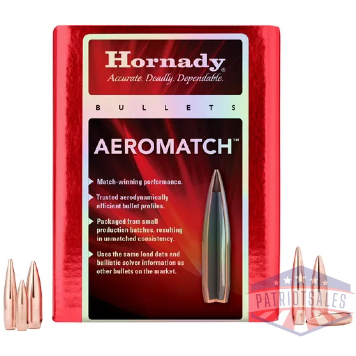 Hornady bullets 22 cal. 224 - 69gr hpbt 500ct 6bx/cs - image 1
