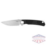 KERSHAW STEPPE 3.55" PLN D2 BLK/SLV