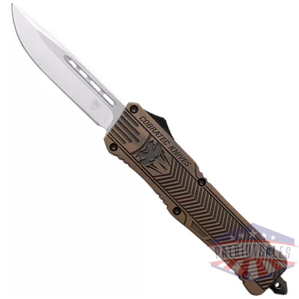 COBRATEC MEDIUM CTK1 OTF - CERTAKOTE BRONZE 3" DRP POINT