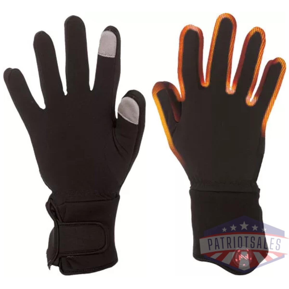 Mobile warming unisex heated - glove liner black x-large - image 1