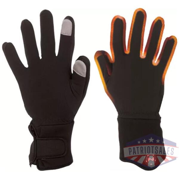 MOBILE WARMING UNISEX HEATED - GLOVE LINER BLACK X-LARGE