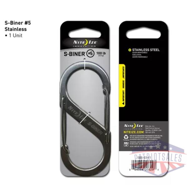 Dual Carabiner Stainless Steel