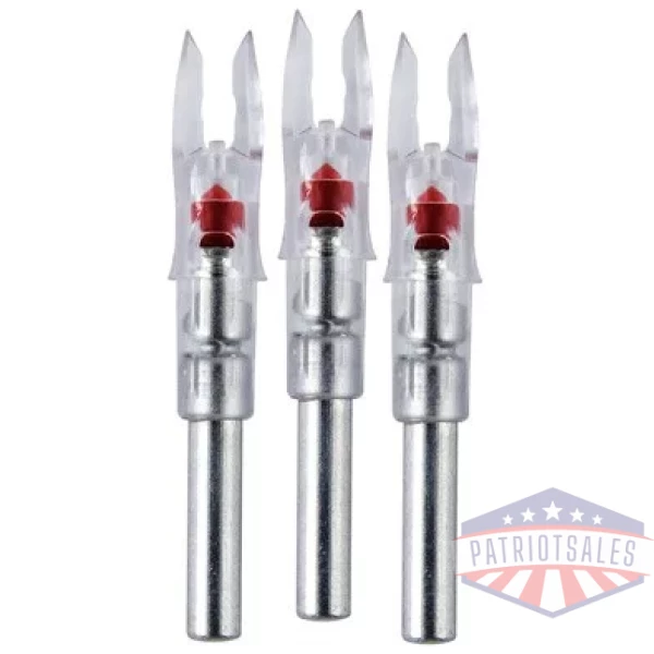 NOCKTURNAL LIGHTED NOCK - GT-SERIES RED 3/PACK