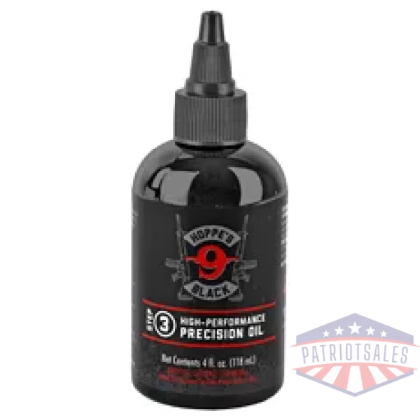 HOPPES BLACK LUBE BOTTLE 4OZ
