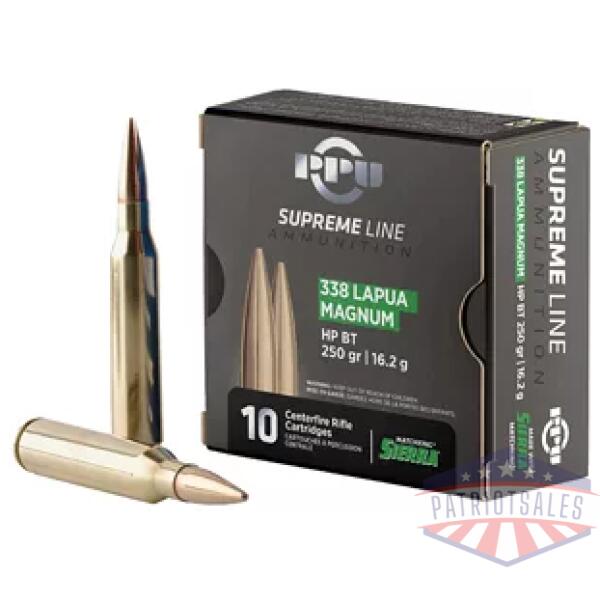PPU SUPREME 338LAP 250GR HPBT 10/200