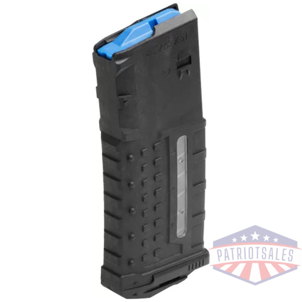 Rbtdm25. Webp - utg magazine 308 25rd window - poly matte black lr/sr - rbtdm25