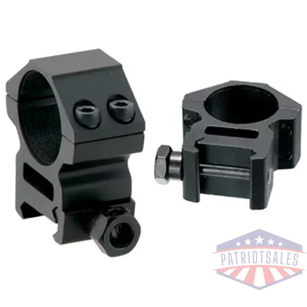 UTG RINGS 1" MEDIUM PROFILE - MATTE BLACK PICATINNY/WEAVER