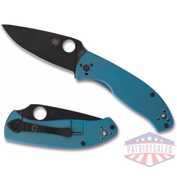 SPYDERCO TENACIOUS TI 3.35" BLUE/BLK