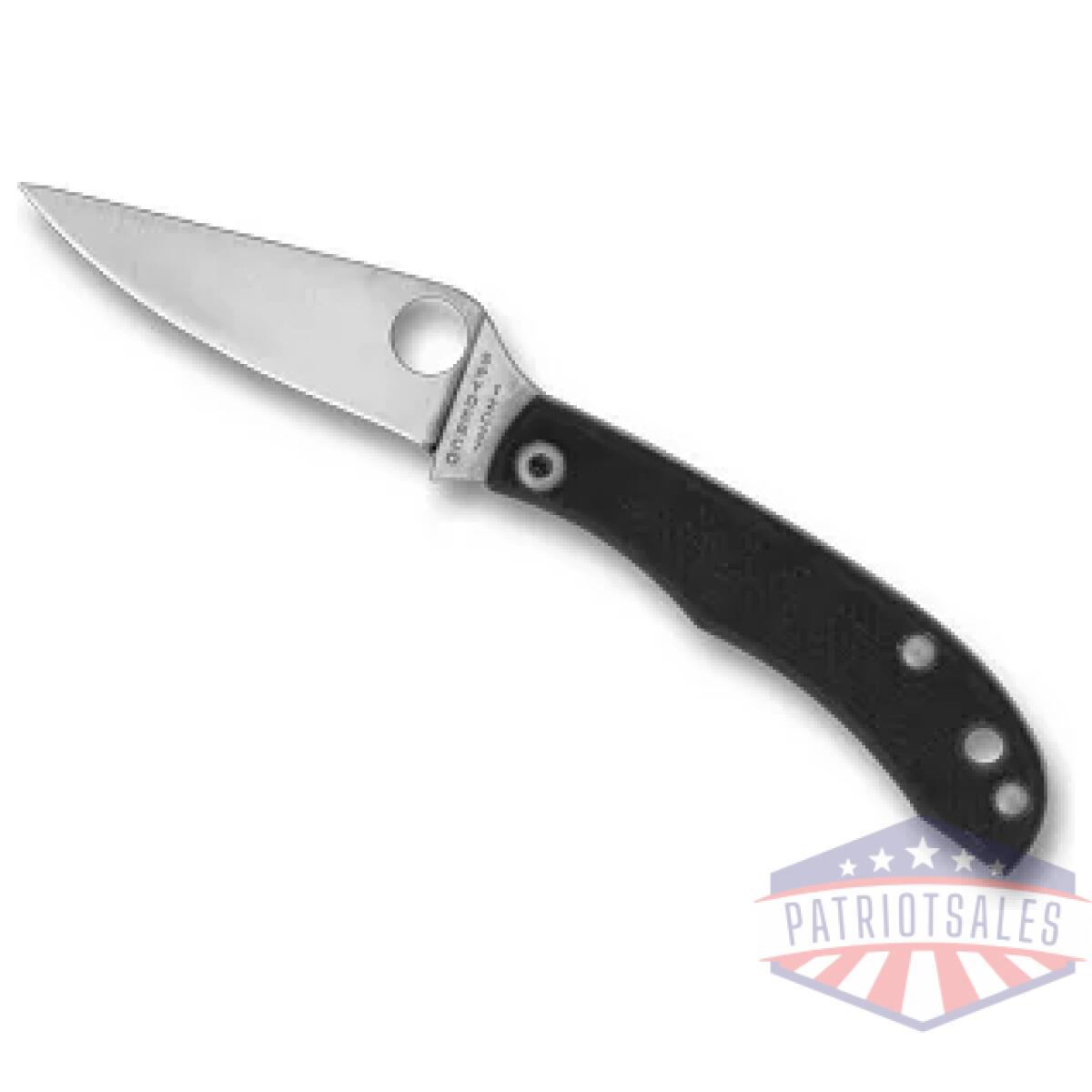 Spyc137gbkp_1. Webp - spyderco honeybee g-10 1. 68" blk - spyc137gbkp 1