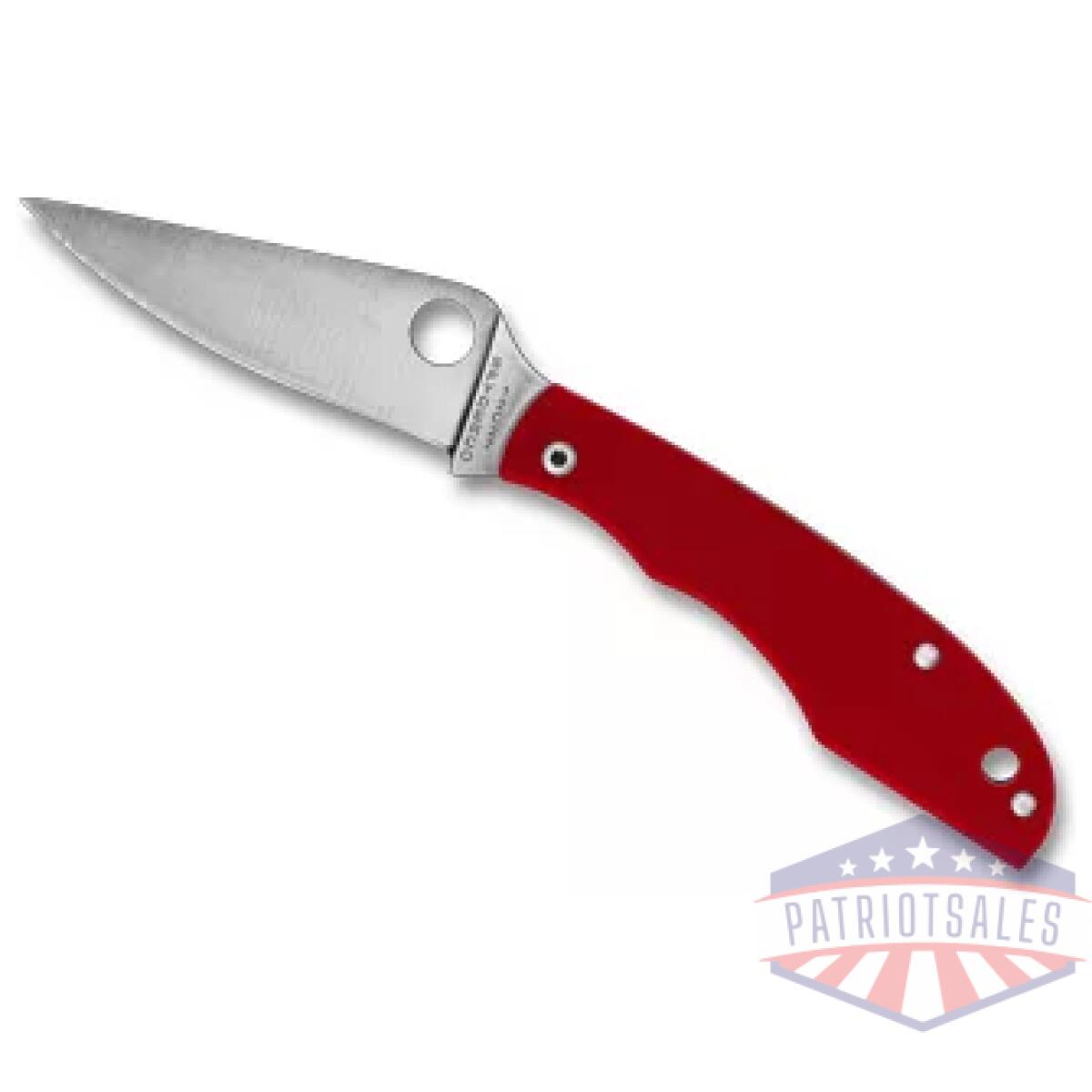 Spyc138grdp_1. Webp - spyderco grasshopper g-10 2. 3" red - spyc138grdp 1