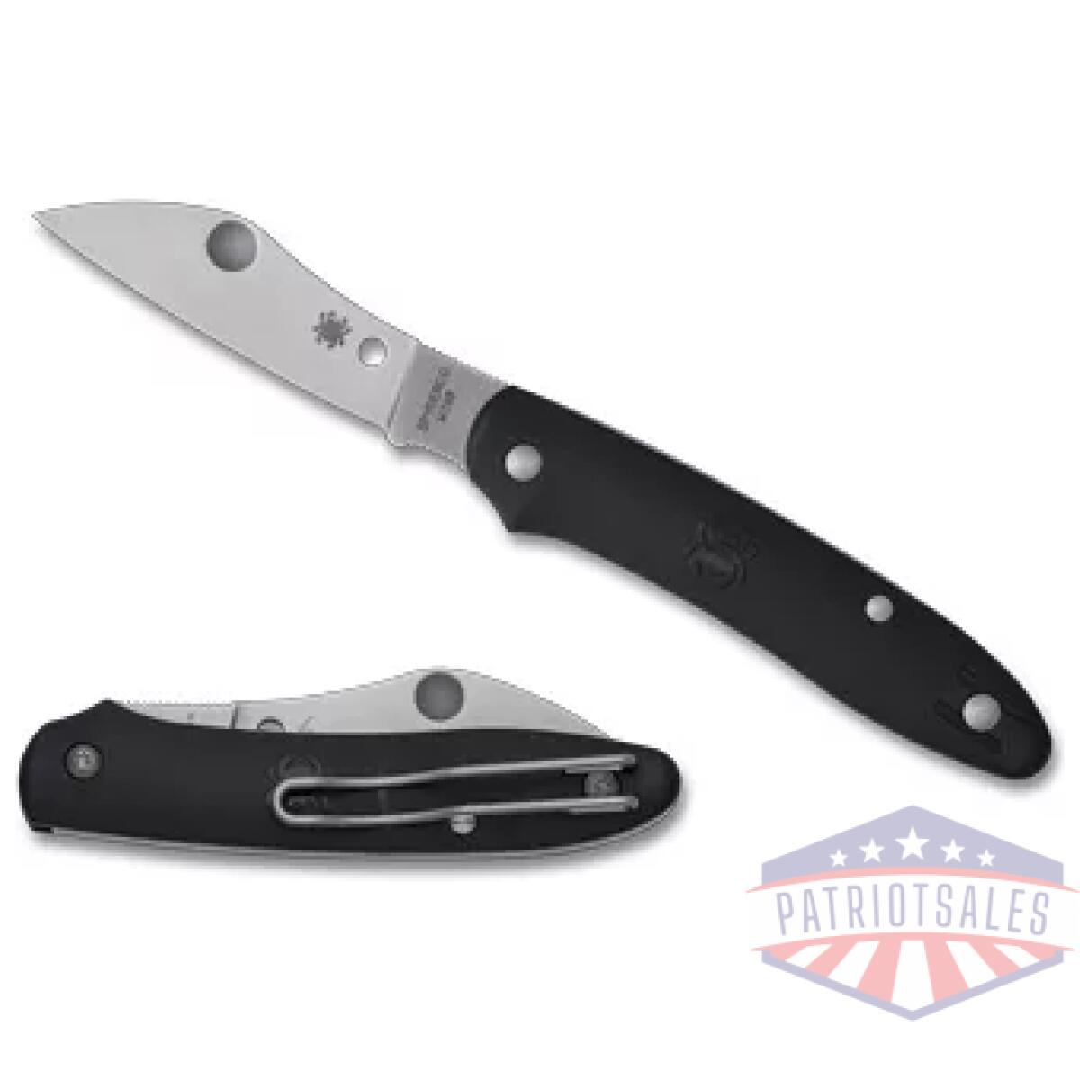 Spyc267bkp_1. Webp - spyderco roadie xl ltwt 2. 74" blk - spyc267bkp 1