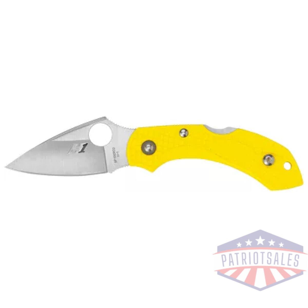 Spyc28pyl2_1. Webp - spyderco dragonfly 2 salt ltwt ylw - spyc28pyl2 1