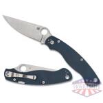 SPYDERCO MILITARY 2 G-10 4" BLUE