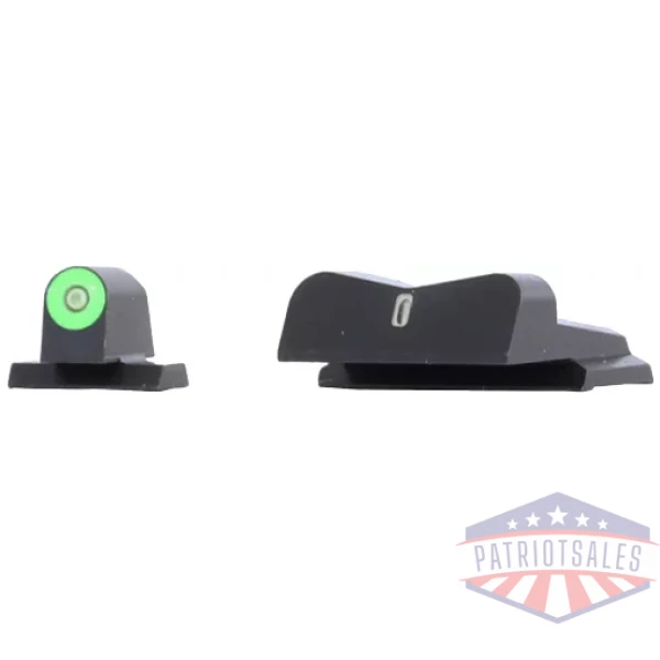 XS DXT2 PRO GREEN STD HT FOR - S&W M&P/2.0 SHIELD PLUS/OR SET