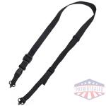 TAC SHIELD SLING 2N1 WARRIOR - QD PUSH BUTTON SWIVEL BLACK